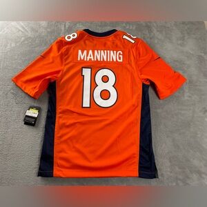 Denver Broncos Peyton Manning Nike On Field Jersey #18 Orange NFL Mens Small NWT